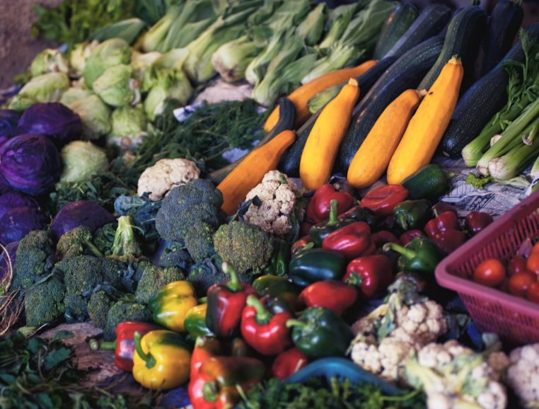 Légumes sur un marché