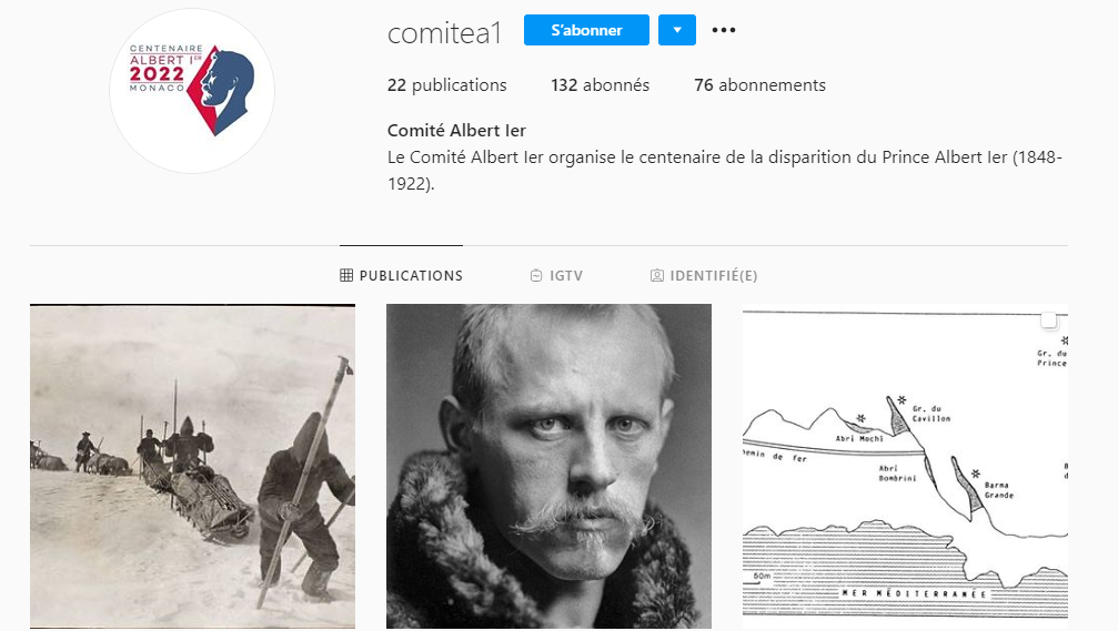 Instagram Comité Albert 1er