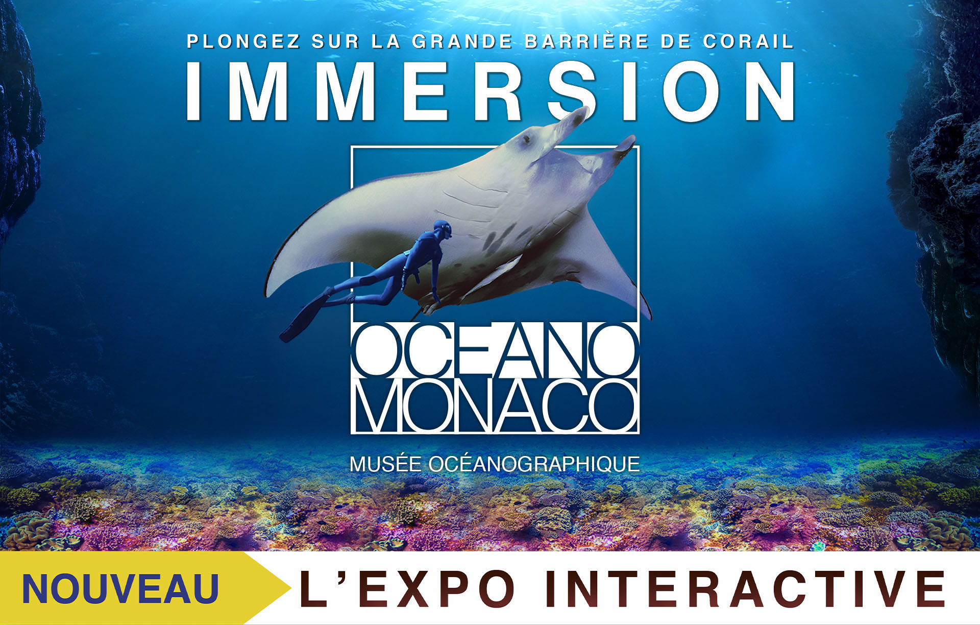 Affiche Exposition Interactive IMMERSION