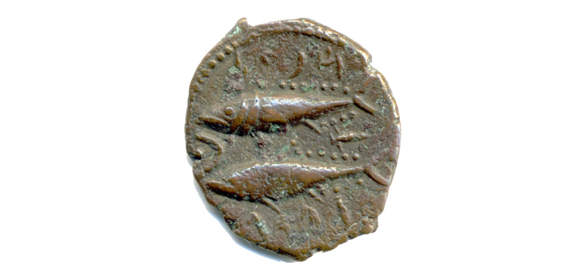 Pièce de monnaie Greco Hispano Carthaginoise en Bronze