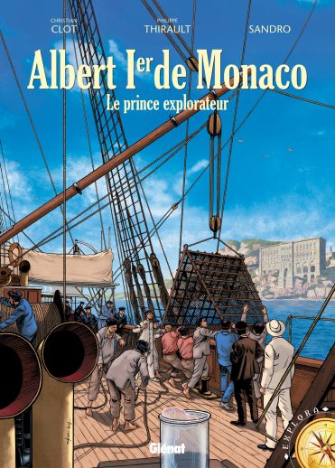 Couverture_-_BD_Albert_Ier_de_Monaco,_le_prince_explorateur.-2 Couverture BD Albert Ier de Monaco